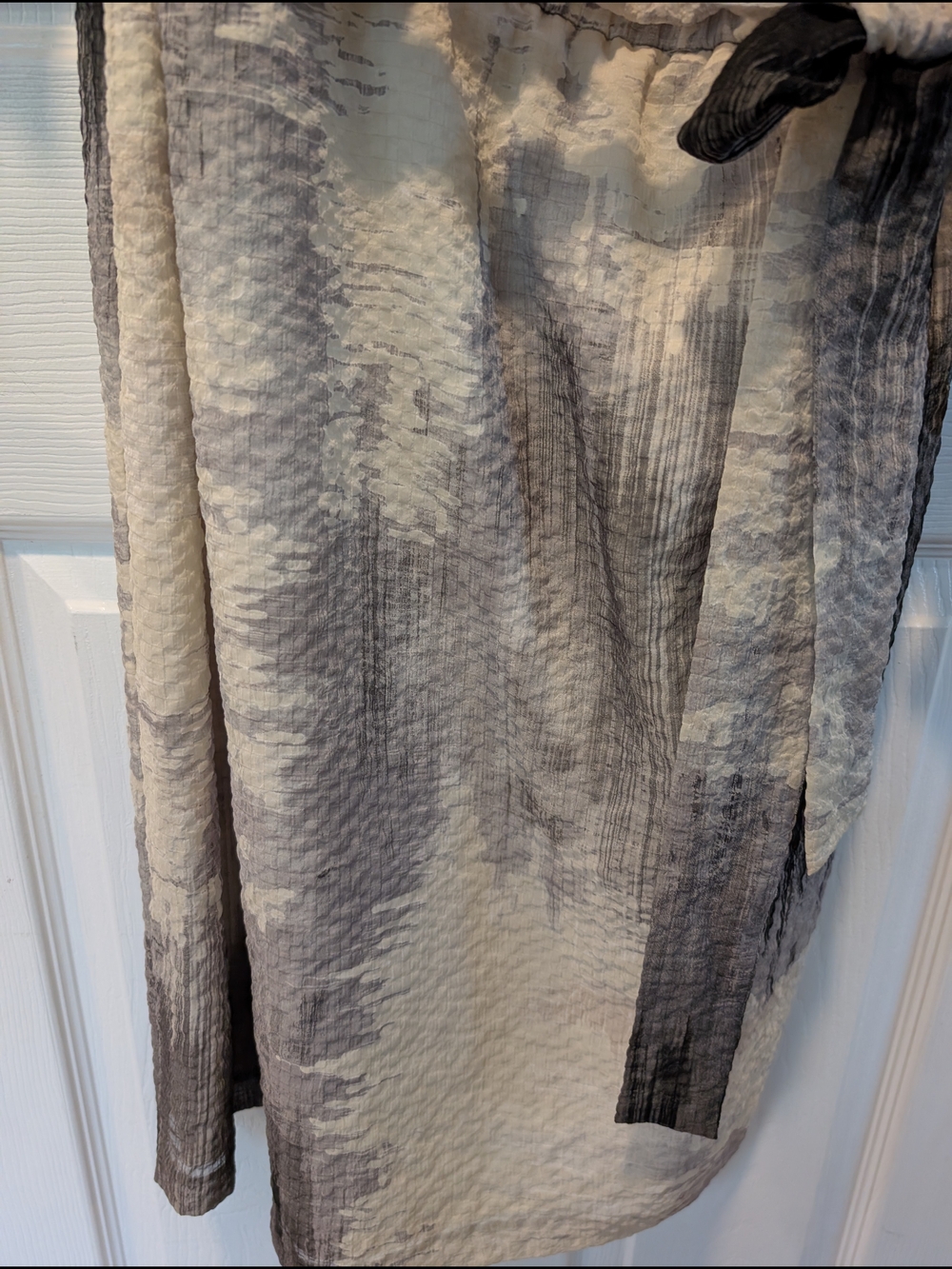 NWOT Maggy London Watercolor Belted Dress Size 16 - Picture 7 of 13